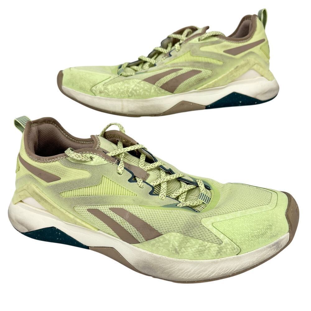 Reebok Adventure Sneakers Womens Size 9.5 Green Athletic Running Lace Up